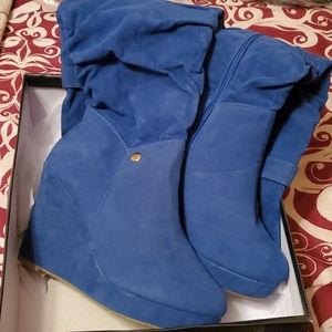 Blue Fashion boots